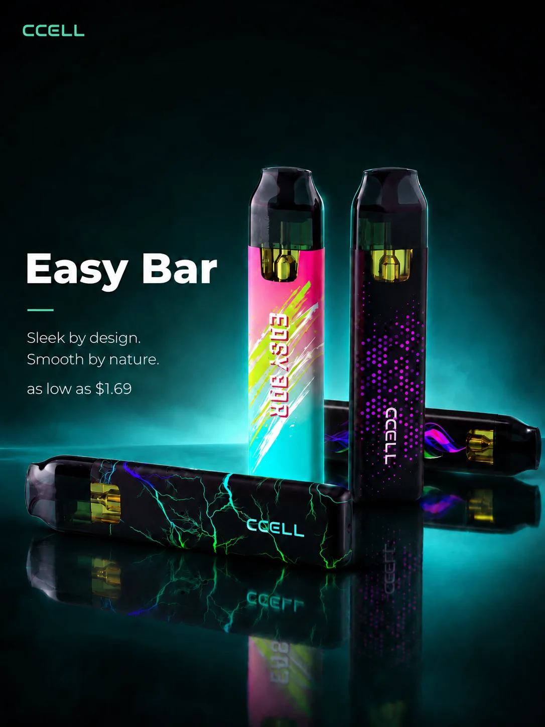CCELL Easy Bar mobile homepage hero